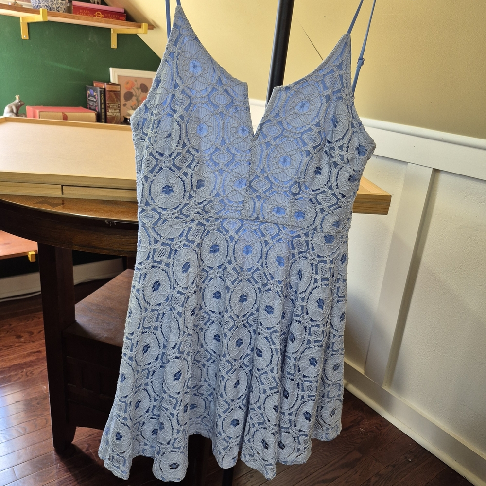 Soprano Blue Lace Dress